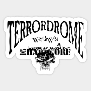 White Terrordrome Sticker
